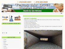 Tablet Screenshot of pflugerville.air-duct-cleaners.net