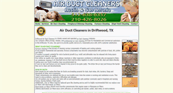 Desktop Screenshot of driftwood.air-duct-cleaners.net