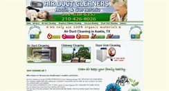 Desktop Screenshot of air-duct-cleaners.net