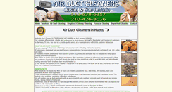 Desktop Screenshot of hutto.air-duct-cleaners.net