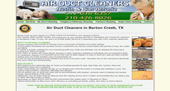Desktop Screenshot of barton-creek.air-duct-cleaners.net